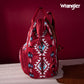Wrangler Aztec Printed Callie Backpack *Burgundy