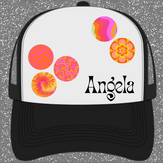Trucker Hat 5 Pin Set *Angela