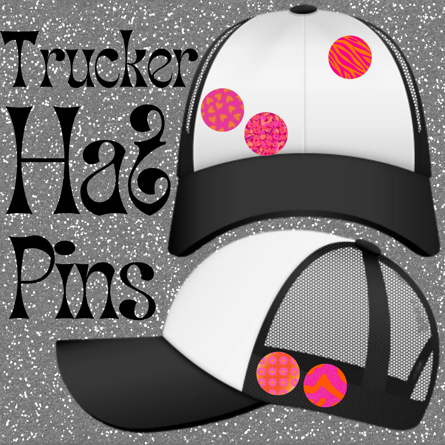 Trucker Hat 5 Pin Set *Brittany