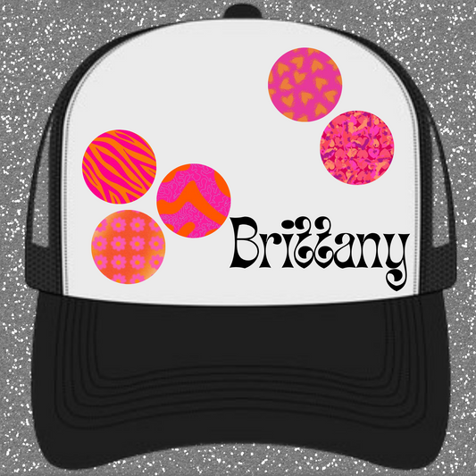 Trucker Hat 5 Pin Set *Brittany