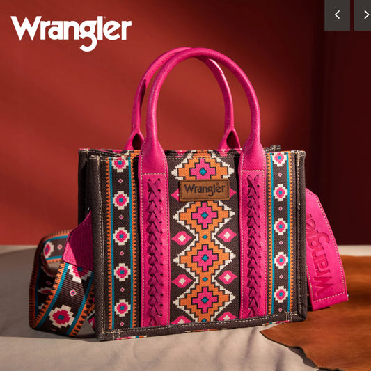 Small Wrangler Tote *Hot Pink