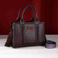 Wrangler Croc Print Concealed Carry Tote *Coffee