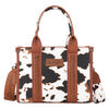 Wrangler Cow Print Concealed Carry Tote/Crossbody *Brown