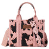 Wrangler Cow Print Concealed Carry Tote/Crossbody *Pink