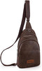 Wrangler Sling Bag Dual Zippered Compartment *Coffee