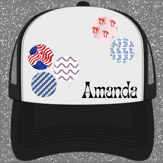 Trucker Hat 5 Pin Set *Amanda