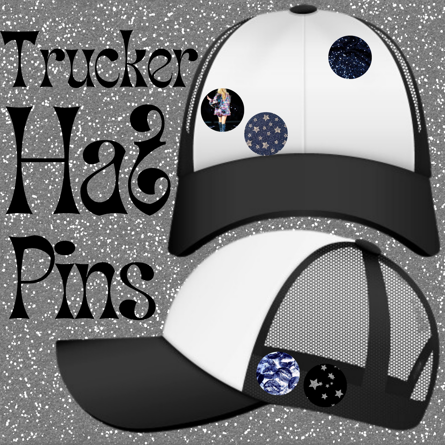 Trucker Hat 5 Pin Set *Betty