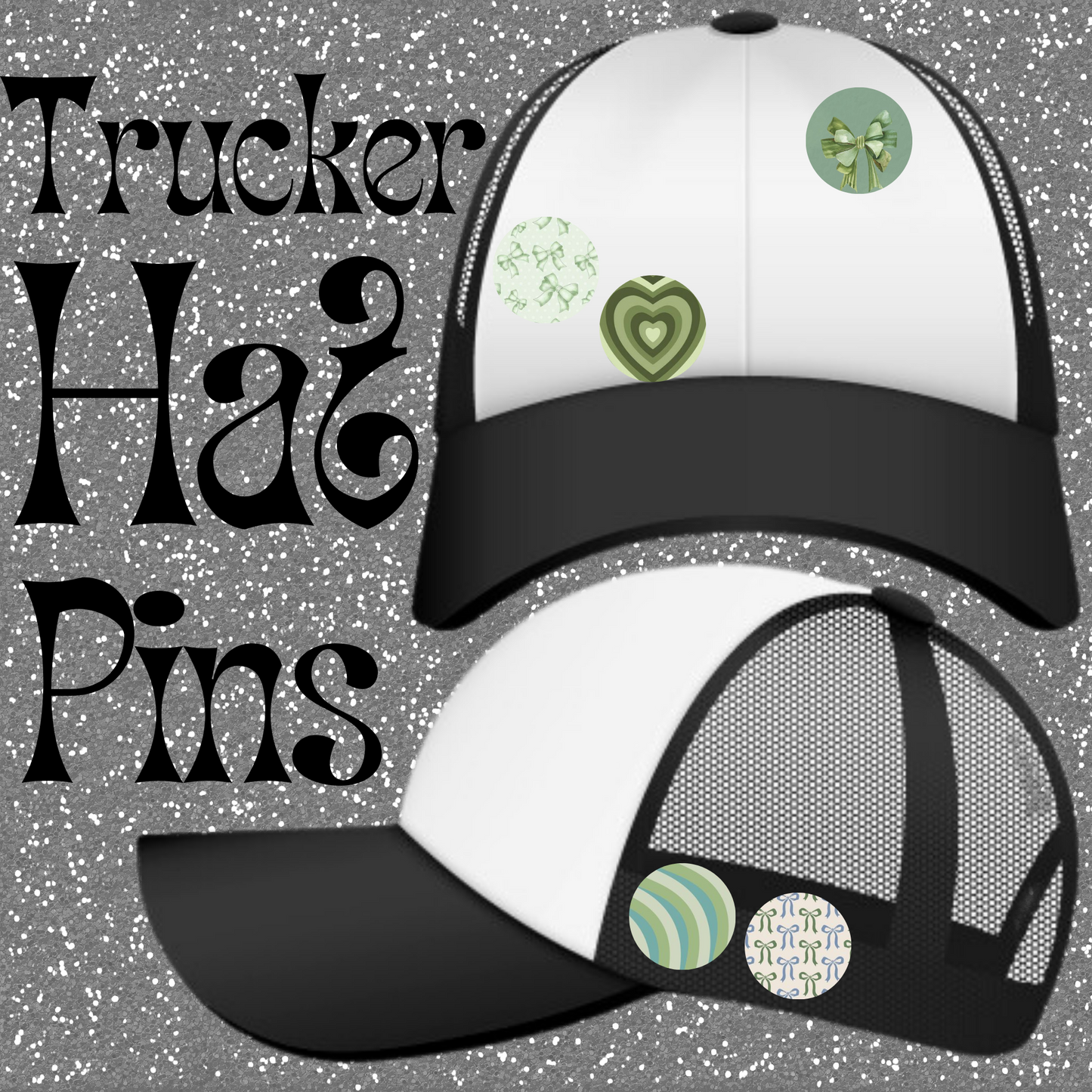 Trucker Hat 5 Pin Set *Greenley