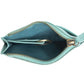 Bloom on the Range Credit Card Wallet in Turquoise