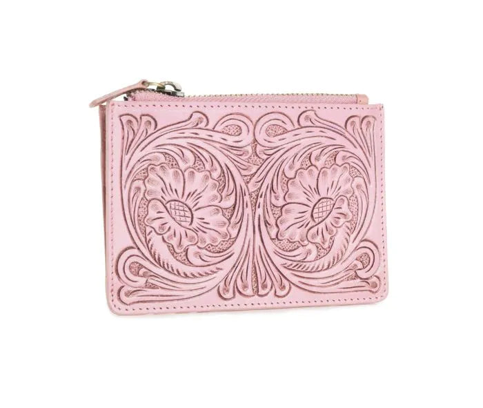 Bloom on the Range Credit Card Wallet in Pink